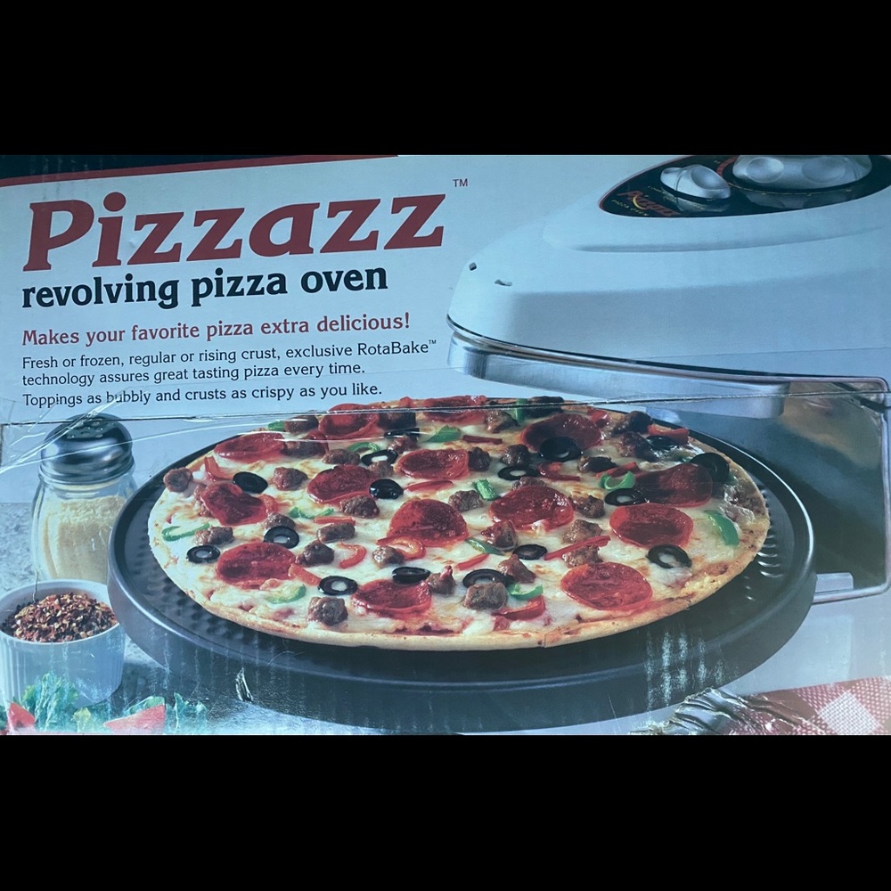 Pizzazz revolving pizza oven